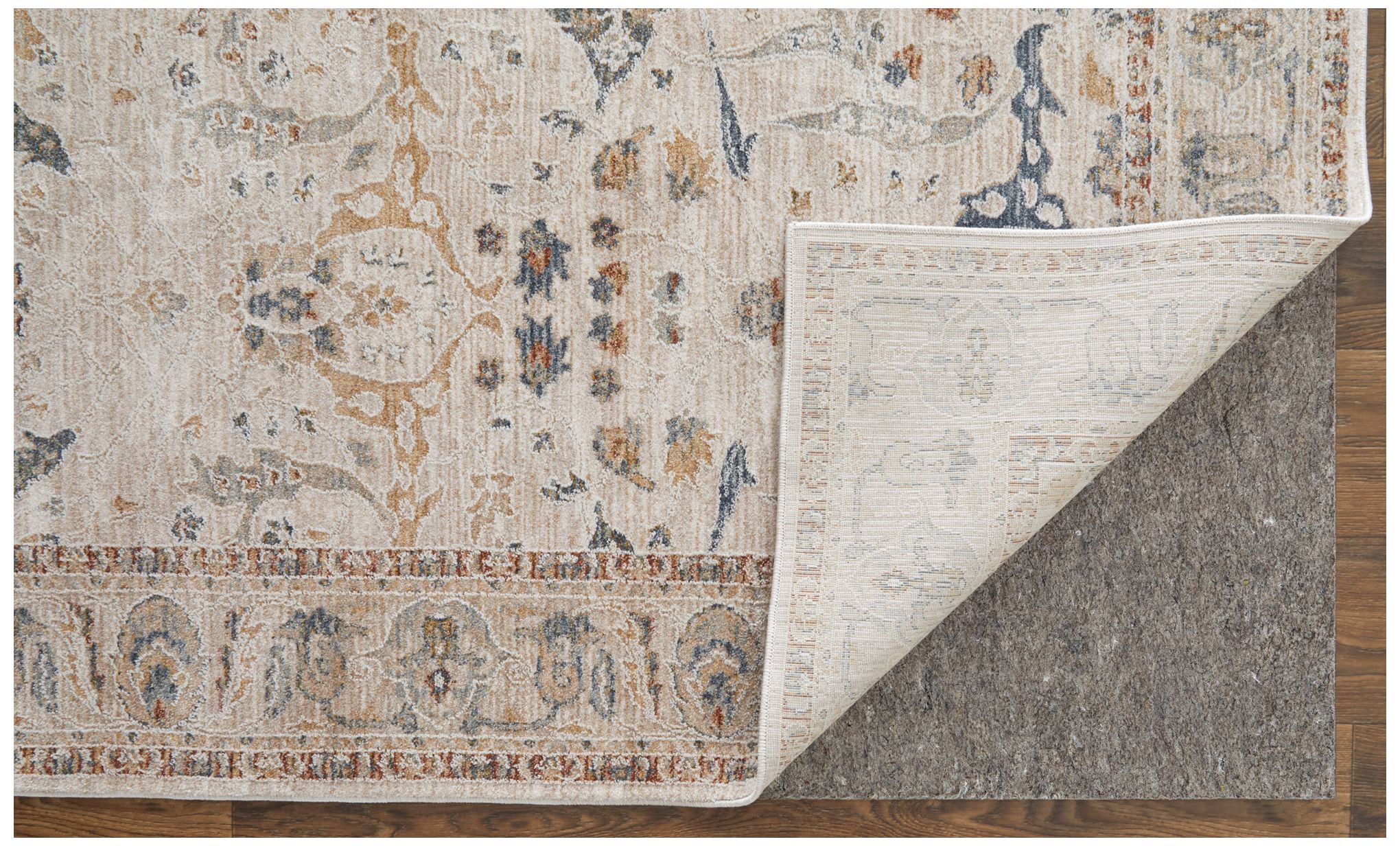 Image 5 Pasha Ikat Indoor Ivory Area Rug 39M4F 7'-10" x 10'-3" more views