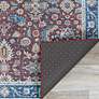 Pasha Kerman 5&#39;x8&#39; Cabernet Multi-Color Indoor Area Rug