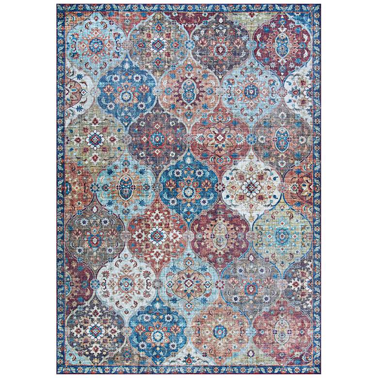 Image 2 Pasha Lola 5'x8' Multi-Color Indoor Area Rug