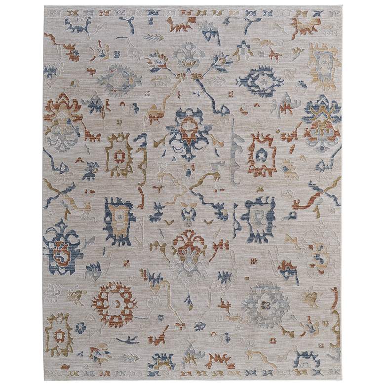 Image 1 Pasha Transitional Floral & Botanical Soft Indoor Ivory Area Rug 39M8F