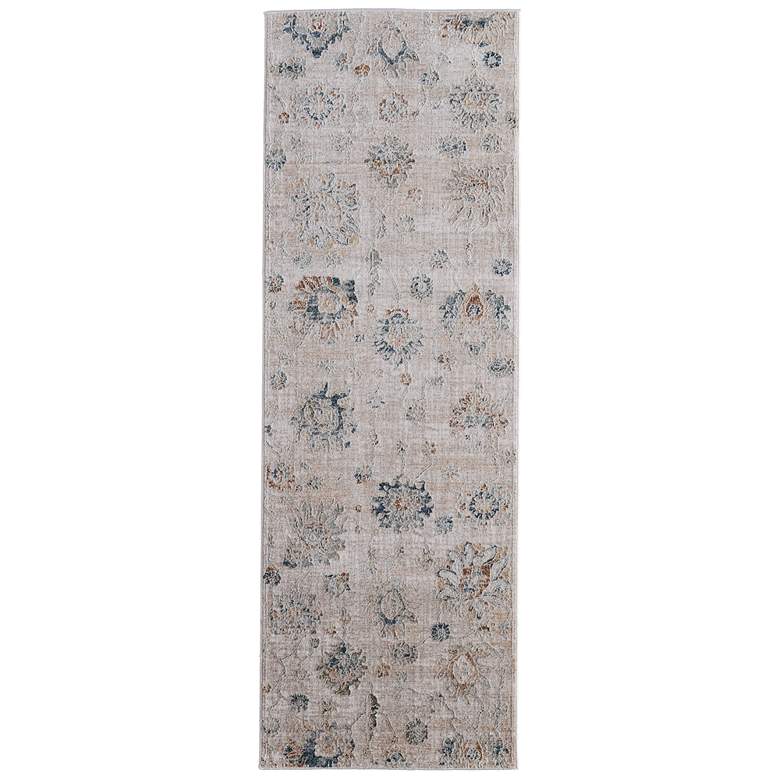 Image 1 Pasha Transitional Floral & Botanical Soft Indoor Taupe Area Rug 39M9F