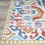 Thumbnail3 of Pasha Tribal 2'x8' Runner Multi-Color Ivory Indoor Area Rug more views