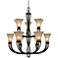 Pasianno Collection Roan Timber 36" Wide Chandelier
