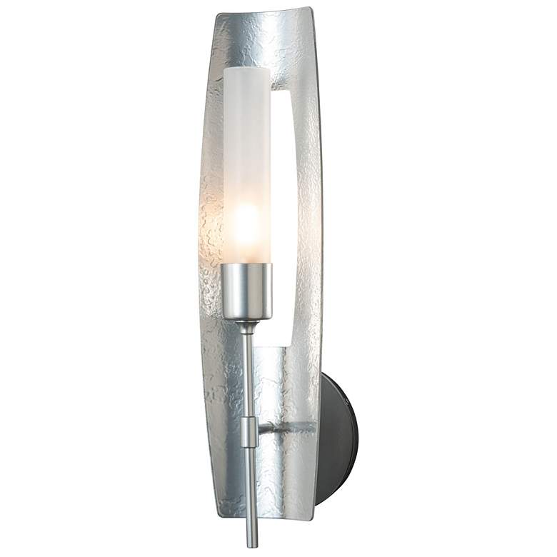 Image 1 Passage 18.1" High 1-Light Sterling Sconce With Frosted Shade