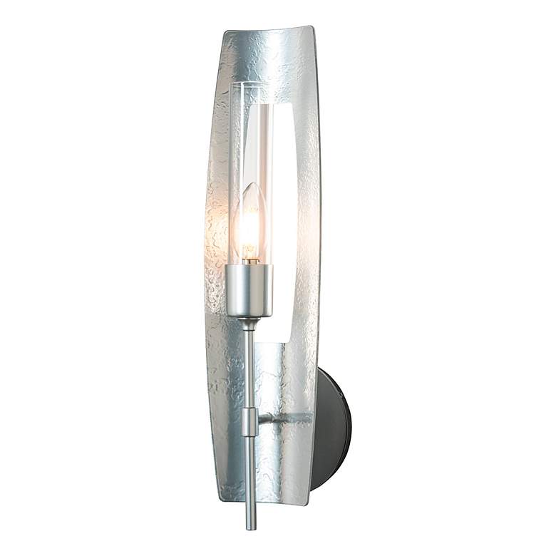 Image 5 Passage 18.1" High 1-Light Sterling Sconce With Frosted Shade more views