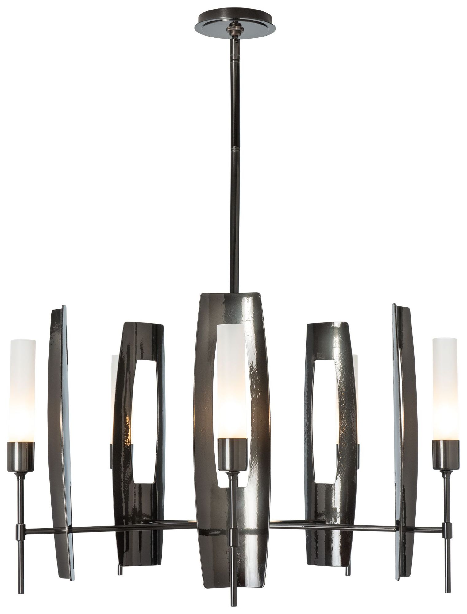 Passage 30.3" 5-Light Ink Circular Pendant w/Frosted Glass Made to Ord