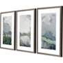 2_Passage 33" High 3-Piece Framed Wall Art Set more views