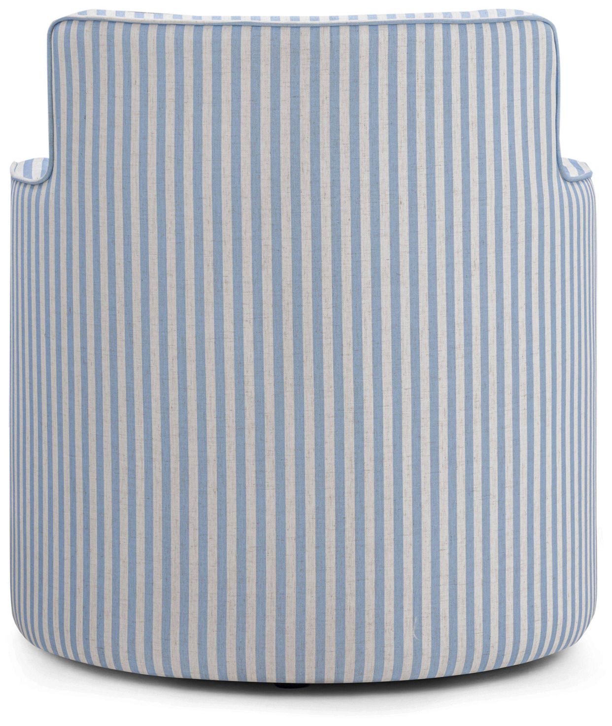 Thumbnail4 of Passe in Blue Stripes Swivel Chair more views