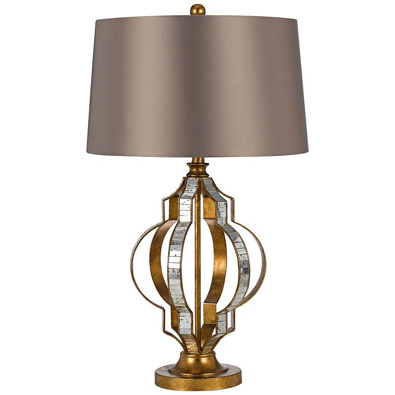 Image 1 Passe Mirrored French Gold Table Lamp