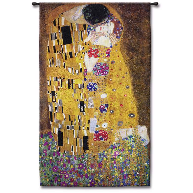 Image 1 Passionate Embrace Small 53 inch High Wall Tapestry