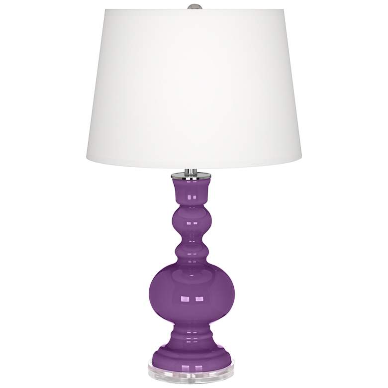 Image 2 Passionate Purple Apothecary Table Lamp
