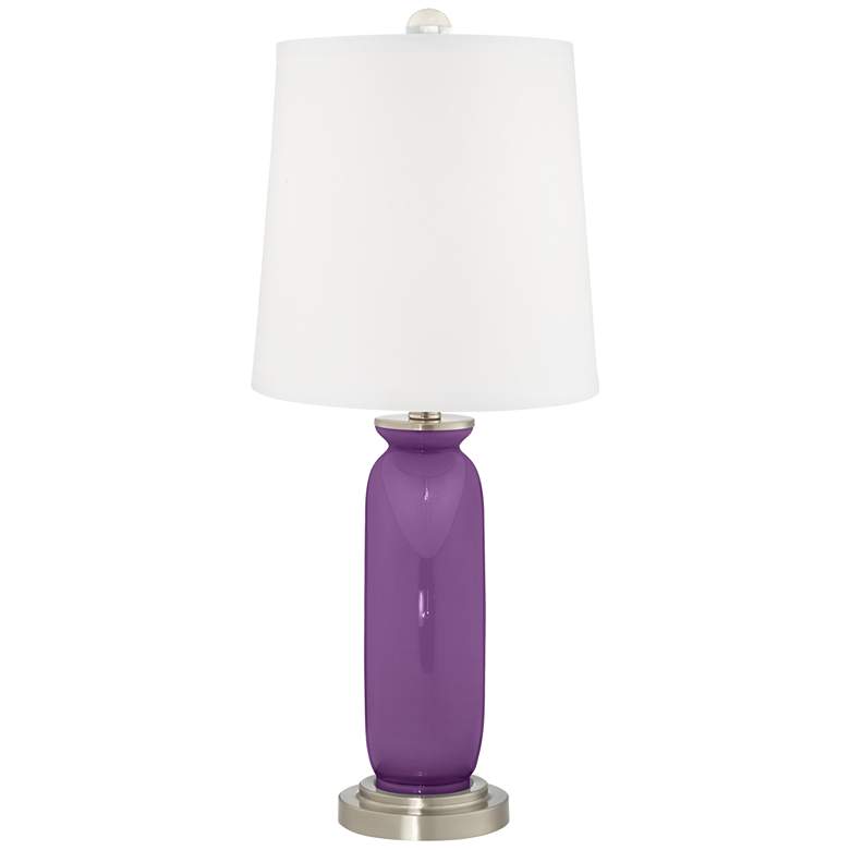 Image 4 Passionate Purple Carrie Table Lamp Set of 2 with Dimmers more views
