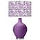 Passionate Purple Gardenia Ovo Table Lamp