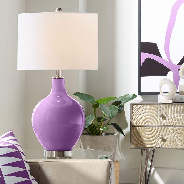 Image 2 Passionate Purple Ovo Table Lamp