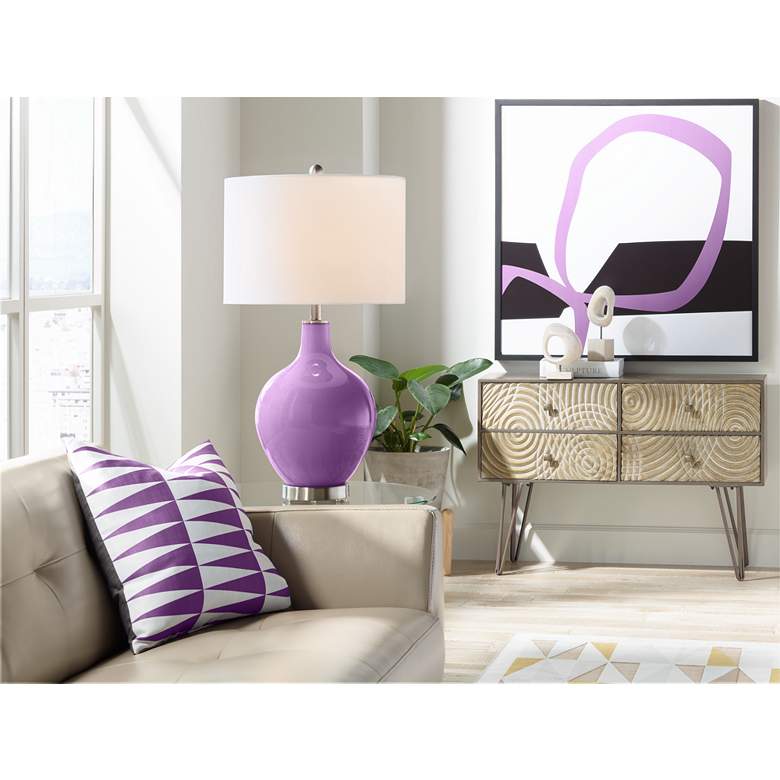 Passionate Purple Ovo Table Lamp more views