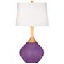 Passionate Purple Wexler Table Lamp with Dimmer