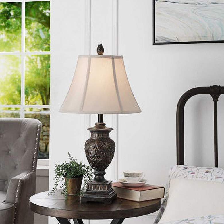 Image 7 Passo Ambrose 28 1/2" High Traditional Dark Bronze Table Lamp more views