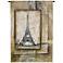 Passport To Eiffel 53" High Wall Tapestry