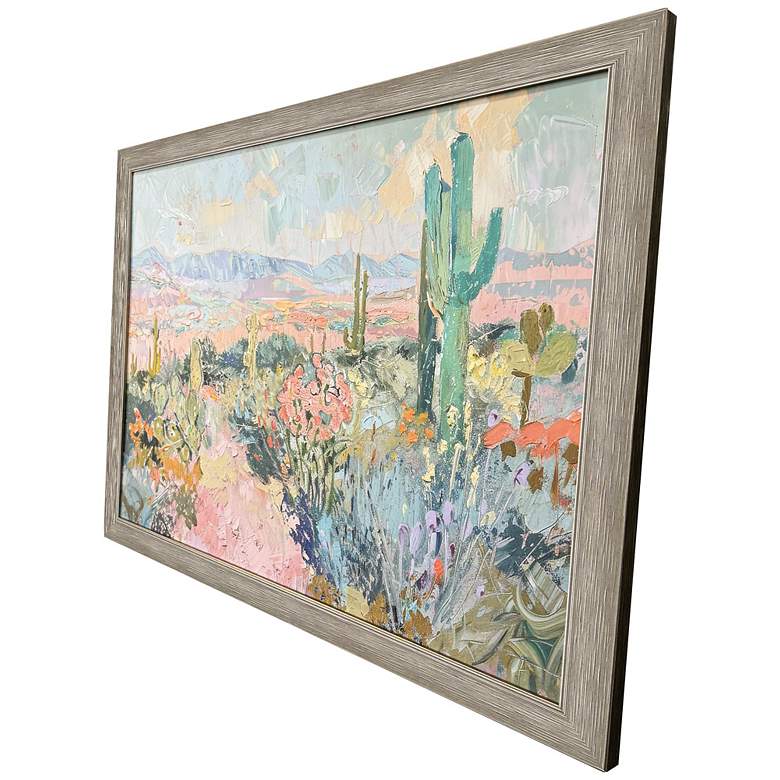 Image 2 Pastel Desert 52"W x 36"H Framed Art more views
