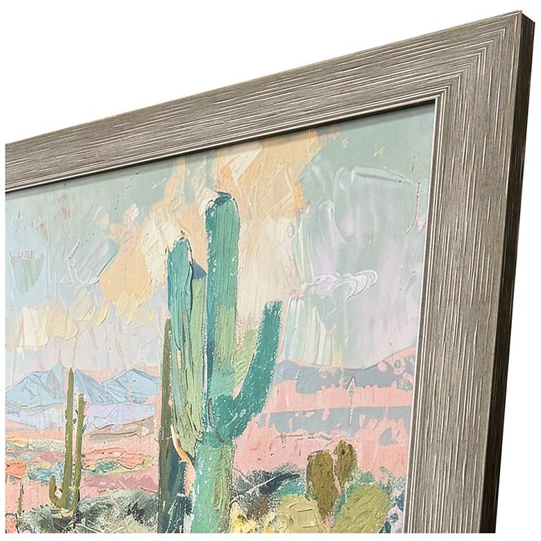 Image 3 Pastel Desert 52"W x 36"H Framed Art more views