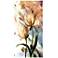 Pastel Fleur I 72" High Printed Tempered Glass Wall Art