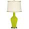 Pastel Green Anya Table Lamp with President's Braid Trim