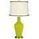 Pastel Green Anya Table Lamp with Twist Trim
