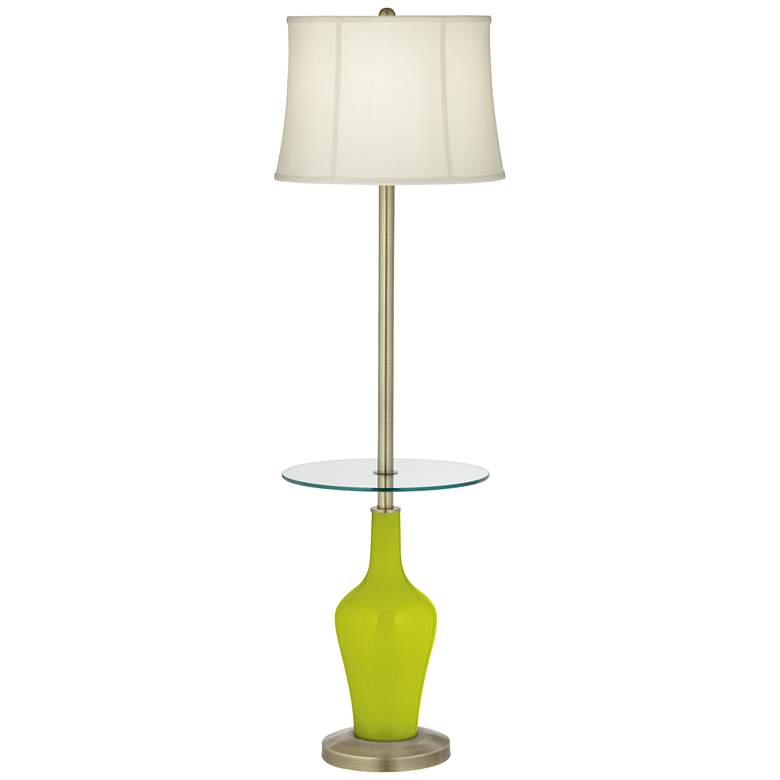 Image 1 Pastel Green Anya Tray Table Floor Lamp