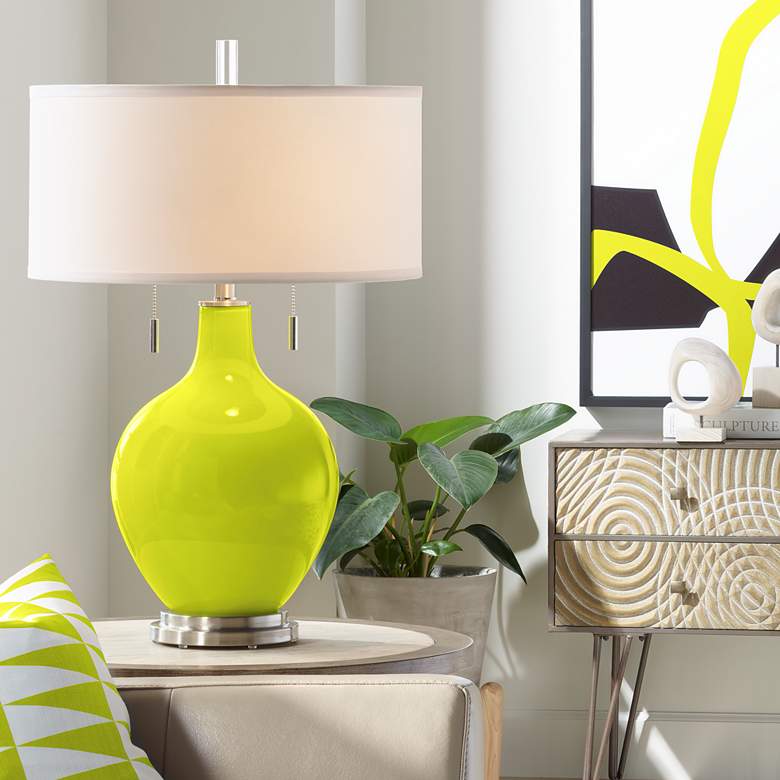 Image 1 Pastel Green Toby Table Lamp