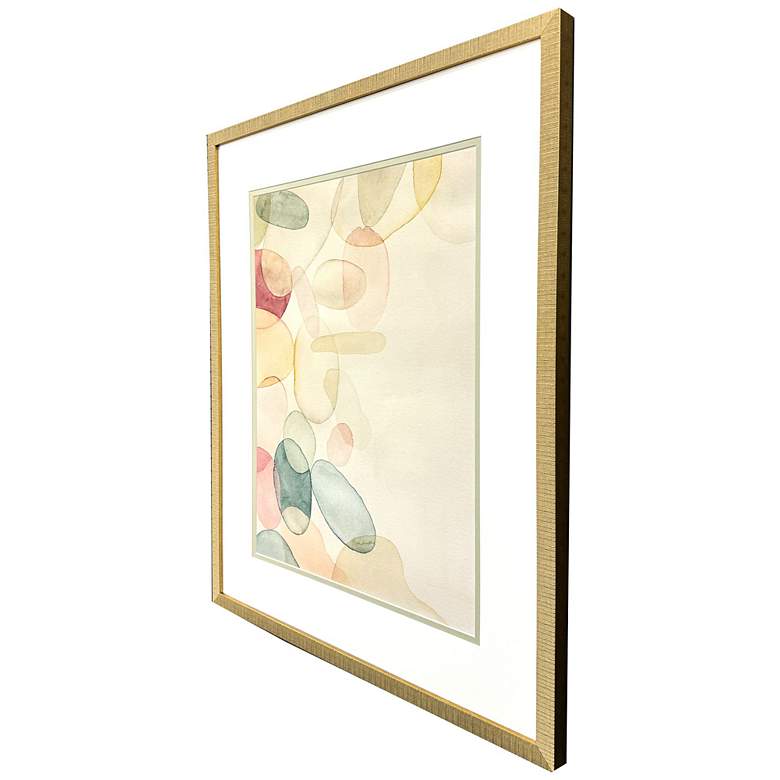 Image 2 Pastel River Rock I 30"W x 36"H Framed Art more views