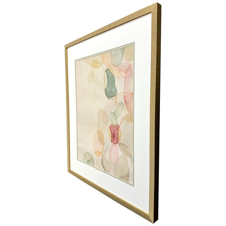 Image 2 Pastel River Rock II 30"W x 36"H Framed Art more views