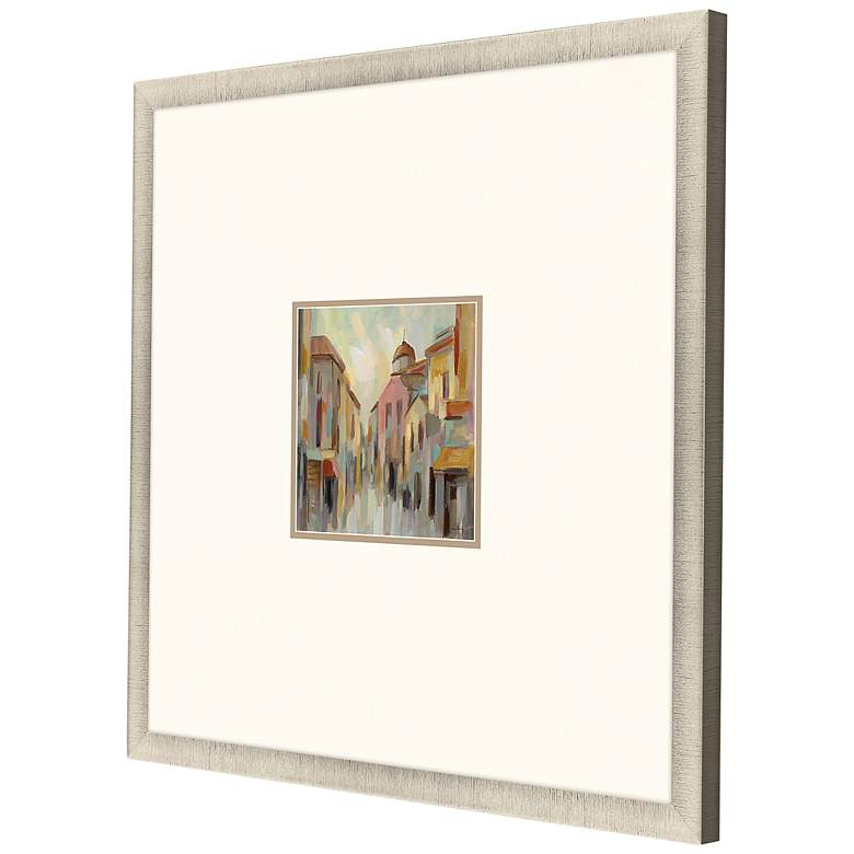 Image 3 Pastel Street II 35" Square Giclee Framed Wall Art more views