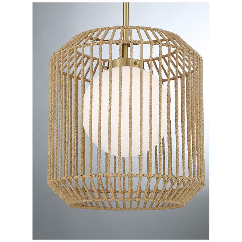 Image 5 Pastis 1-Light Pendant in Warm Brass more views