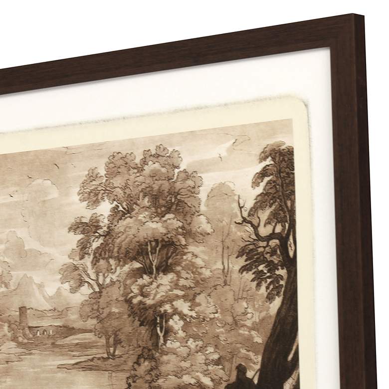 Image 4 Pastoral Landscape I 33" Wide Giclee Framed Wall Art more views