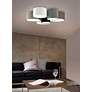 5_Pastore - 6-Light Ceiling Light - Grey and Cappuccino Shades more views