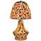 Pastos Bark Tile Hand-Crafted Glass Night Light Table Lamp