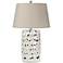 Pastura Ivory Floral Cut-Out Ceramic Table Lamp