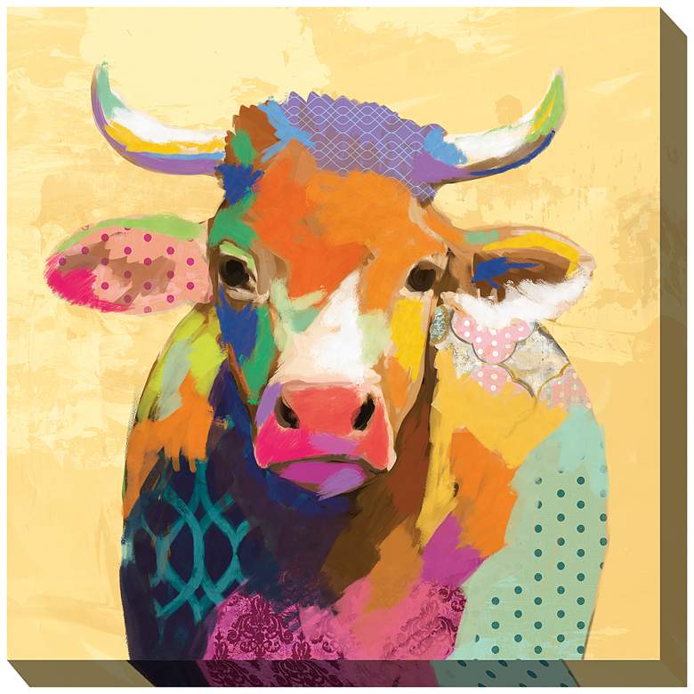 Image 2 Patches 24" Square Outdoor Canvas Wall Art