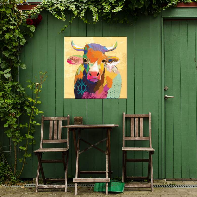 Image 3 Patches 24" Square Outdoor Canvas Wall Art more views