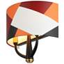 2_Patchwork 2-Lt Sconce - Black/Satin Brass/Patchwork more views
