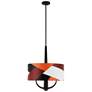 3_Patchwork 3-Lt Pendant - Black/Satin Brass/Patchwork more views