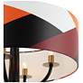 4_Patchwork 4-Lt Pendant - Black/Satin Brass/Patchwork more views