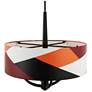 6_Patchwork 4-Lt Pendant - Black/Satin Brass/Patchwork more views