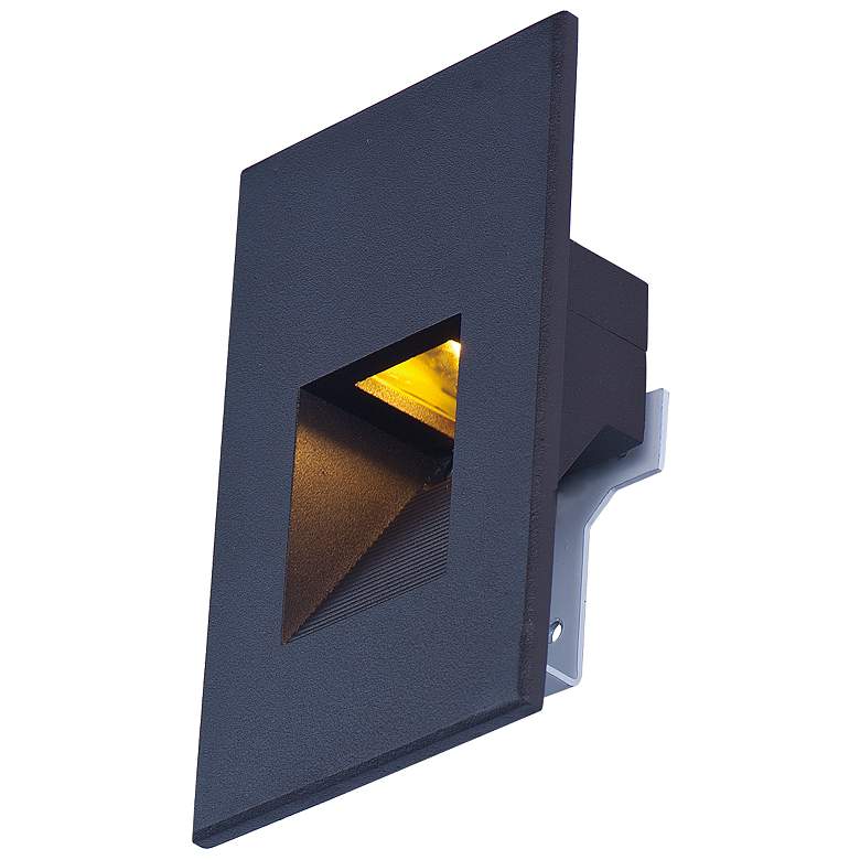 Image 1 Path 1-Light 3" Wide Black Outdoor Pathway Light