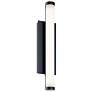 1_Path 24" High Black LED Outdoor Sconce with Frosted White Acrylic Shade