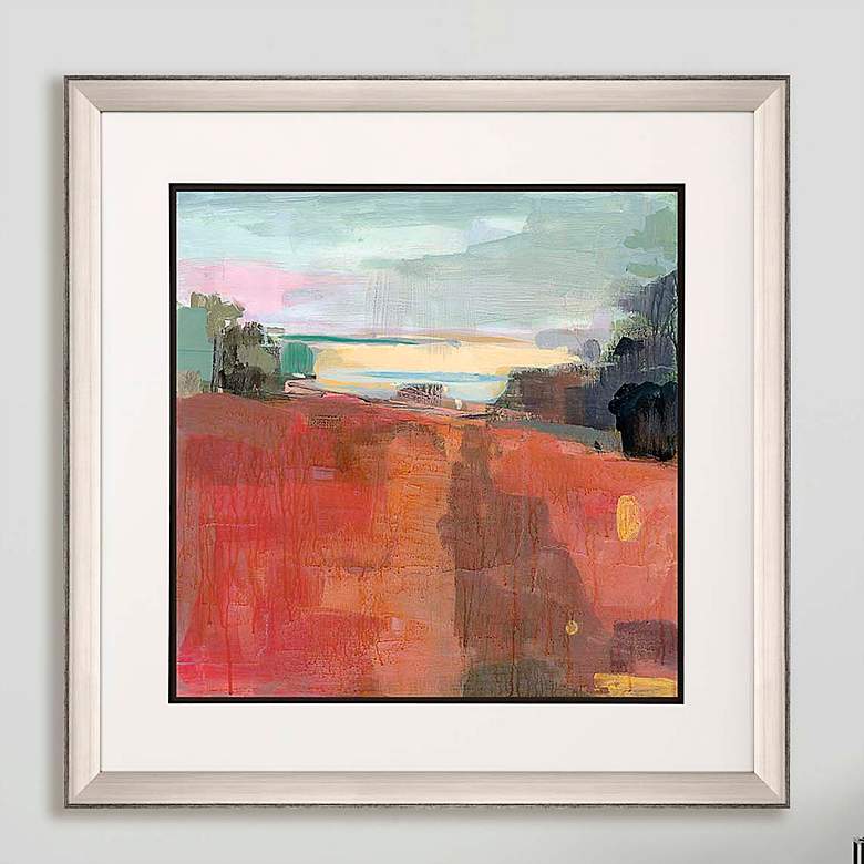 Image 2 Path to the River 42 inch Square Giclee Framed Wall Art