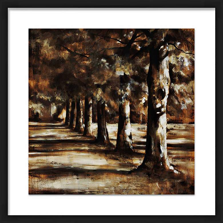 Image 1 Pathway Home 21 1/2 inch Square Matted Framed Wall Art