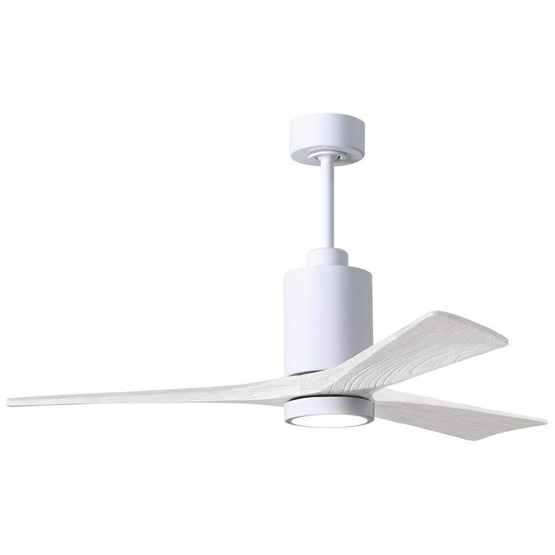 Image 1 Patricia-3 60 inch 3-Blade White  LED Ceiling Fan With White Blades