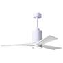Patricia-3 60" 3-Blade White  LED Ceiling Fan With White Blades