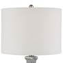 Patrick Gray and Whitewash Modern Ceramic Table Lamp by 360 Lighting